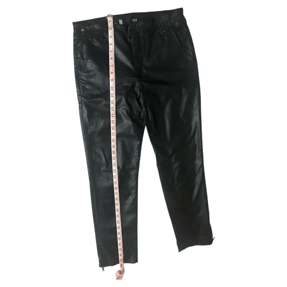 Kut from the Faux Leather Black  Straight Leg Jeans - Picture 5 of 11